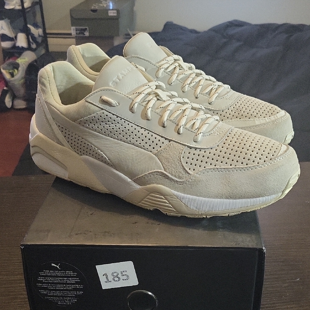 Puma R698 x Stampd Rare "Whisper White" (2015) M8.5/W10 EUC OG ALL - Picture 4 of 12